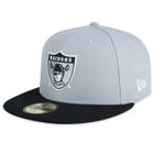 Bone New Era 59FIFTY NFL Las Vegas Raiders Core