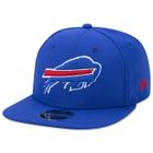 Bone New Era 9FIFTY Original Fit Snapback NFL Buffalo Bills Aba Reta Azul Royal Aba Reta Snapback Royal