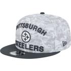 Bone New Era 9FIFTY Pittsburgh Steelers NFL Salute To Service 2024-25