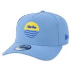 Bone New Era 9FORTY A-Frame Snapback Vacation Aba Curva Azul Aba Curva Snapback Azul