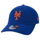 Bone New Era 9FORTY Snapback MLB New York Mets Aba Curva Azul Royal Aba Curva Snapback Royal