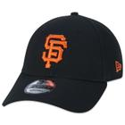 Bone New Era 9FORTY Snapback MLB San Francisco Giants Aba Curva Preto Aba Curva Snapback Preto