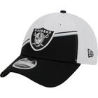 Bone New Era 9FORTY Stretch Snap Las Vegas Raiders Sideline 2023