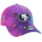 Bone New Era 9TWENTY San Francisco 49ers Crucial Catch 2022 Aba Curva Aba Curva Strapback Sortido