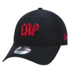 Bone New Era 9TWENTY Strapback Aba Curva Futebol Athletico Paranaense Aba Curva Strapback Preto