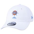 Bone New Era 9TWENTY Strapback Vacation Aba Curva Branco Aba Curva Strapback Branco