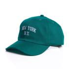 Boné Ny New York Retro Basebol Aba Curva Masculino e Feminino Regulagem Fitão