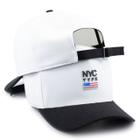 Boné Nyc Eua Fitão Aba Curvada Strapback Várias Cores