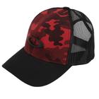 Boné Oakley Aba Curva Mod Metal Ellipse Camo Trucker Red Line