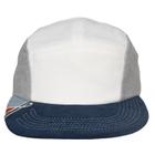 Boné Öus 5 Panel Phibo Creme/Cinza