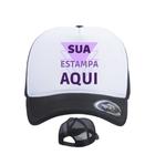 Boné Personalizado Trucker Redinha Bicolor Nome Frase Logo Foto