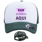 Boné Personalizado Trucker Redinha Bicolor Nome Frase Logo Foto