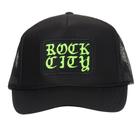 Boné Rock City Otto Caps Truck Logo Patch Preto/Verde