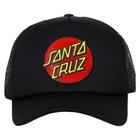 Boné Santa Cruz Classic Dot Trucker Preto