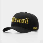 Boné Snapback Oficial Brasil Preto