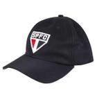 Boné Spfc Logo Bordado Preto