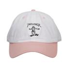 Boné Thrasher Magazine Gonz Old Timer Dad Hat Branco/Rosa