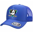 Boné Trucker Com Telinha e Ajuste Snapback Super Patos Ducks