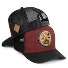 Boné Trucker Country Black OX Masculino Original Aba Curva