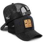 Boné Trucker Country De Camurça Agro Várias Cores Aba Curva