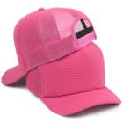 Boné Trucker Liso Telinha Com Aba Curvada Masculino Feminino Com Ajustador