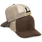 Boné Trucker Telinha Em Camurça Country Aba Curvada Com Regulador