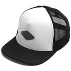 Boné Volcom Aba Curva Camp Trucker Preto/Branco