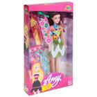 Boneca Amy Closet Style com 4 Lindos Vestidos Tipo Barbie