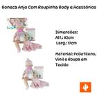 Boneca Anjo Com Roupinha Body e Acessórios - Anjo brinquedos