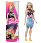 Boneca Articulada Barbie Fashionistas 202 Conjunto Girl Power Loira - HPF78