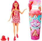 Boneca Articulada Barbie Pop Reveal Vermelha - Raspadinha de Melancia - Série Ponche de Frutas - 8 Surpresas - Mattel