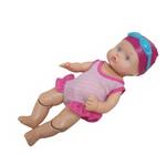 Boneca Articulada Nadadora Bebê Infantil Nada Sozinha Pisicina - Importway
