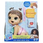 Boneca baby alive hora da papinha morena f2618 - hasbro