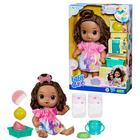 Boneca Baby Alive Hora do suco limão siciliano cabelos castanhos F7375 Hasbro