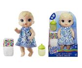 Boneca Baby Alive Hora do Xixi com Mamadeira e Fraldinha - Loira - Hasbro - E0385