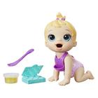 Boneca Baby Alive Lil Snacks come cocô, lanche, 20 cm, cabelo loiro