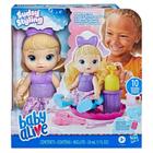 Boneca Baby Alive Salão de Beleza de Espuma com Acessórios Loira F5088 F5112 - Hasbro