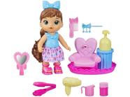 Boneca Baby Alive Sudsy Styling Morena - com Acessórios Hasbro