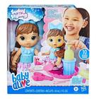 Boneca Baby Alive Sudsy Styling Morena Salão de Beleza de Espuma Hasbro