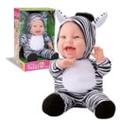 Boneca Baby Babilina Planet Zebra Roupa Bichinho - Bambola