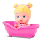 Boneca Baby Little Dolls Alive Banheirinha Loira - Divertoys