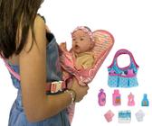Boneca Bebê Reborn Silicone 26 Itens Bolsa Maternidade no Shoptime