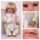 Boneca Infantil Com Roupa de Xodo Bege Realista - Chic Outlet