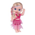 Boneca Baby's Collection Bela Sereia Rosa 404 - Super Toys