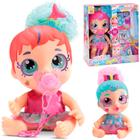 Boneca Baby Surpresas Menina Bebê Chora E Mama Mamadeira - Divertoys