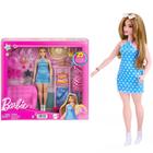 Boneca Barbie 30cm Com Guarda Roupas HPL78 - Mattel