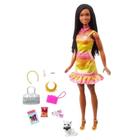 Boneca Barbie Brooklyn Com Pet E Acessorios Mattel