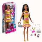 Boneca Barbie Brooklyn Negra C/Pet e Acessórios3+HGX53Mattel