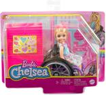 Boneca Barbie Chelsea Cadeirante Loira