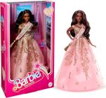 Boneca Barbie Collector Filme - Presidente Barbie no Vestido Dourado e Rosa - HPK05 - Mattel